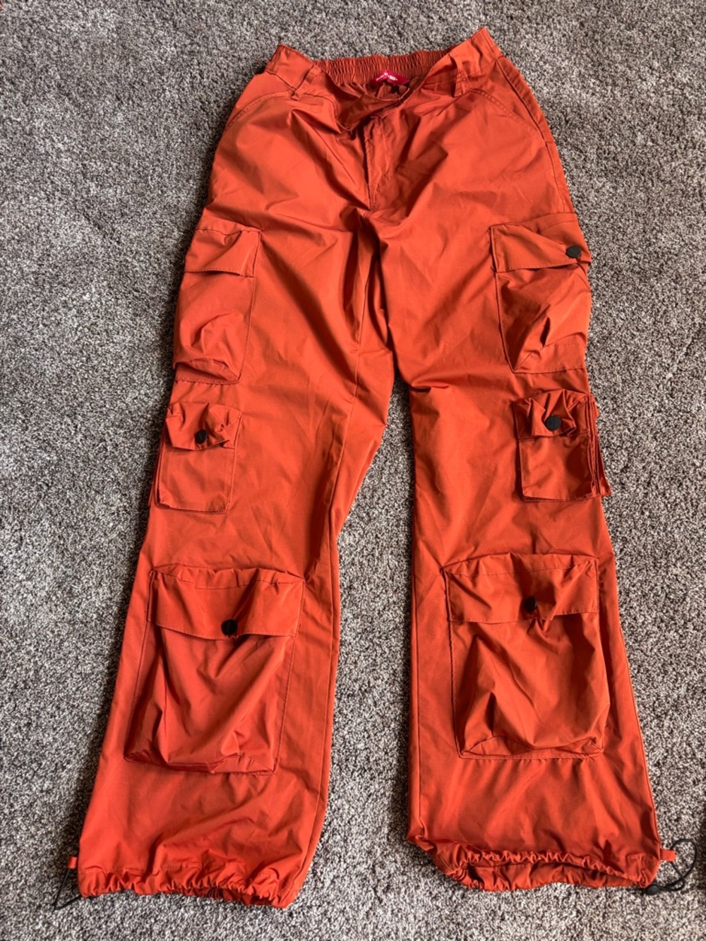 Smoke Rise Red Cargo Pants